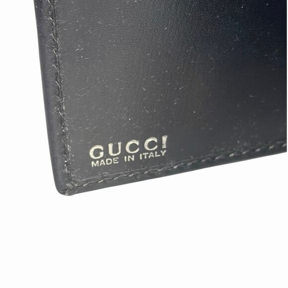 Gucci Horsebit Black Leather Kisslock Wallet w/ Gold Hardware - Picture 14 of 14